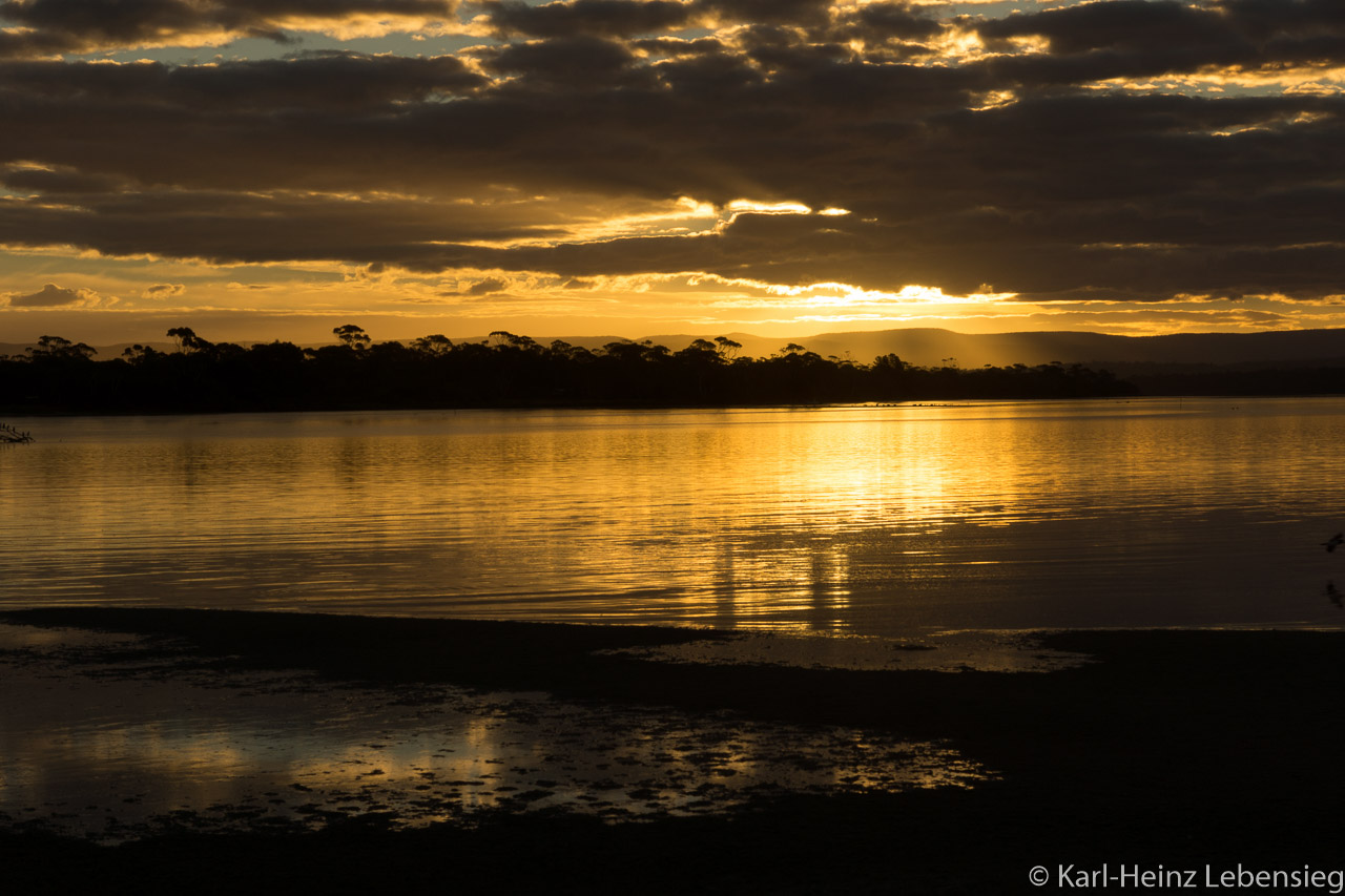 Sonnenuntergang an der Pelican Bay