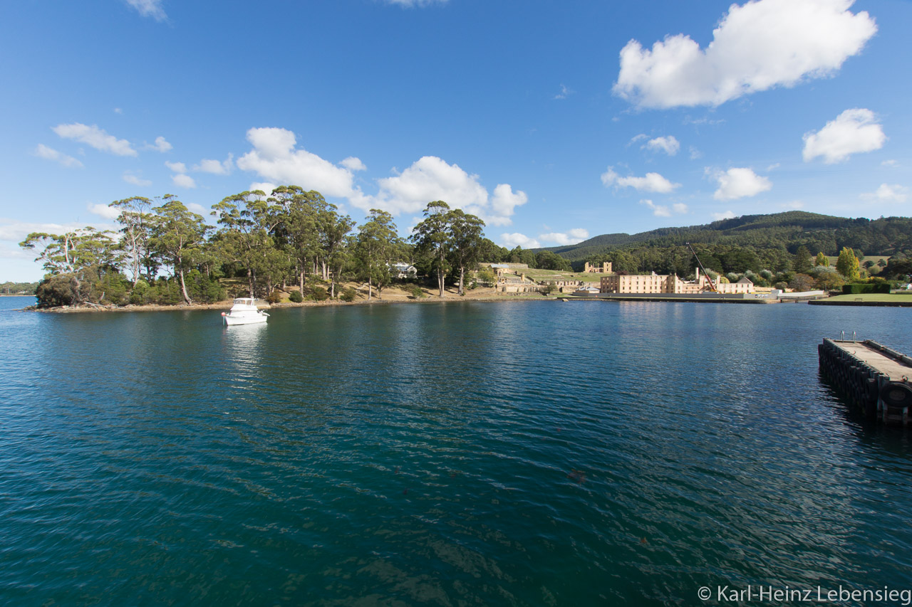 Port Arthur vom Wasser aus