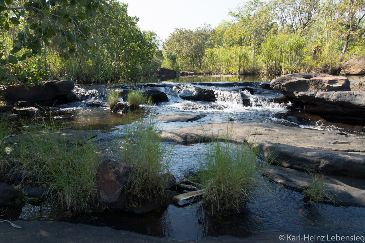 Oberhalb Little Mertens Falls