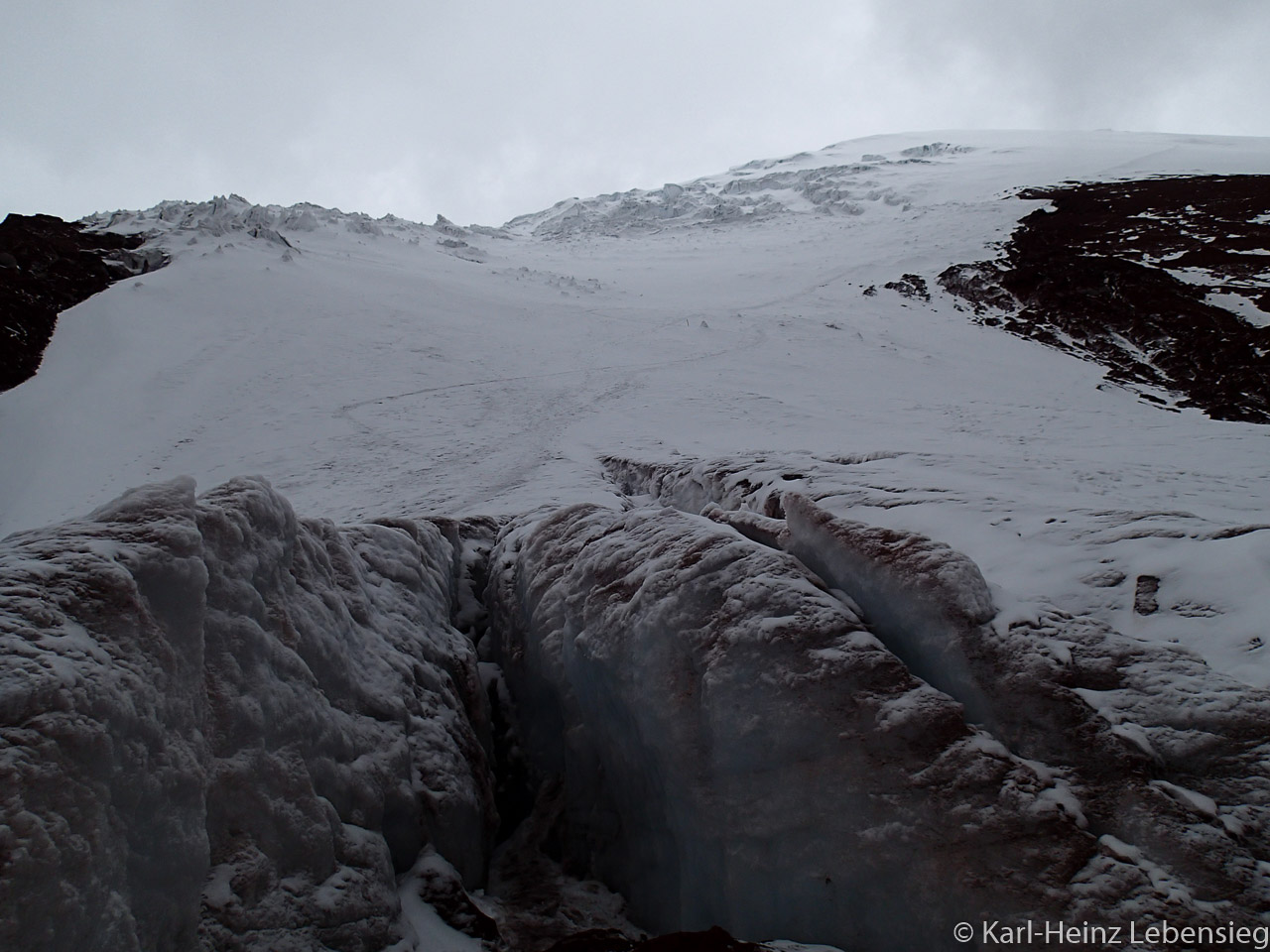 Gletscher am Cotopaxi