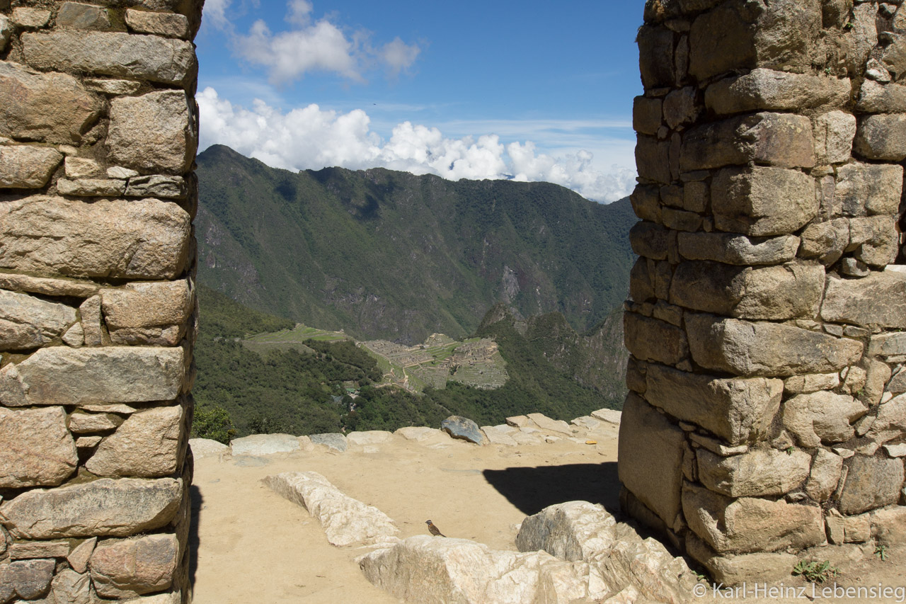 Machu Picchu vom Sonnentor aus