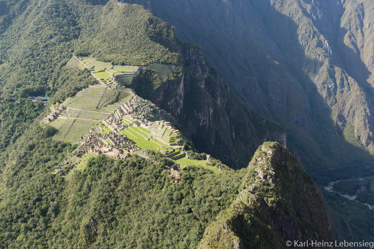 Machu Picchu von Huayna Picchu aus