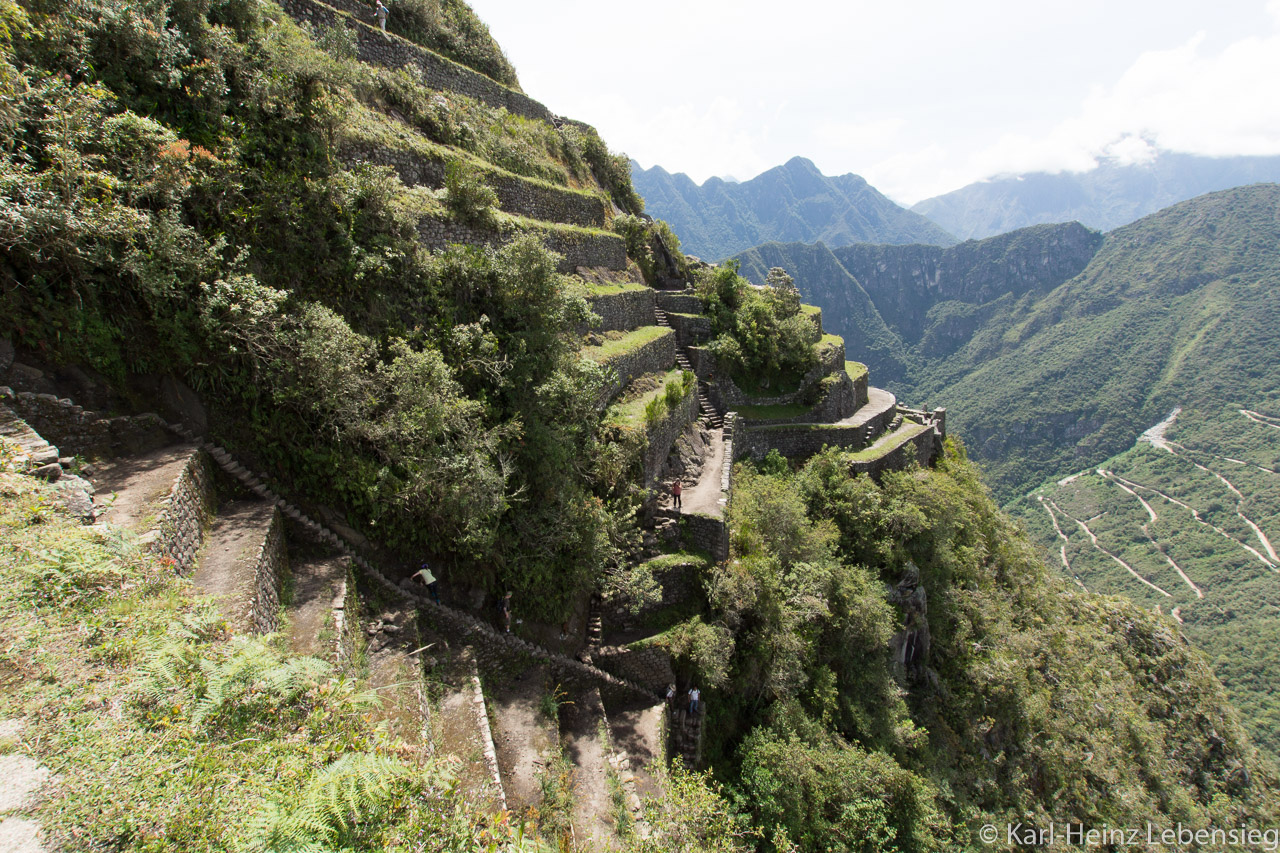 Terrassen von Huayna Picchu