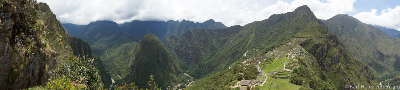 Panoramablick von Huchuy Picchu aus
