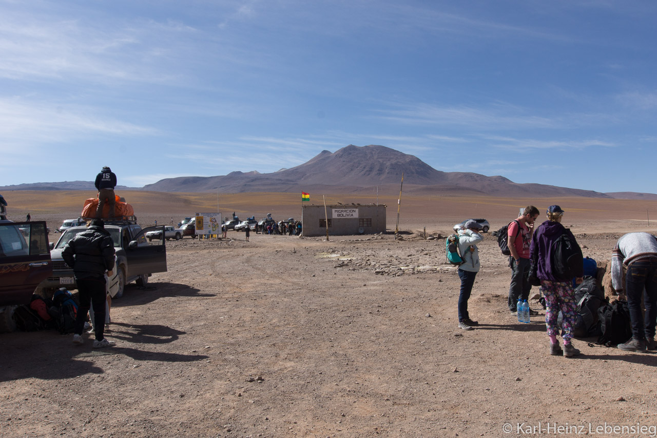 Grenzposten Bolivien - Chile