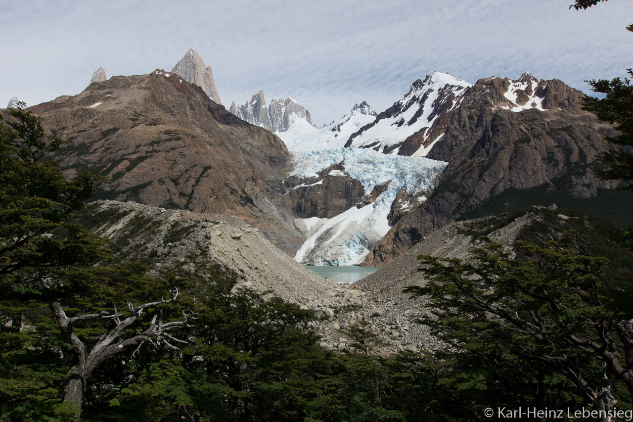 Gletscher vor Fitz Roy